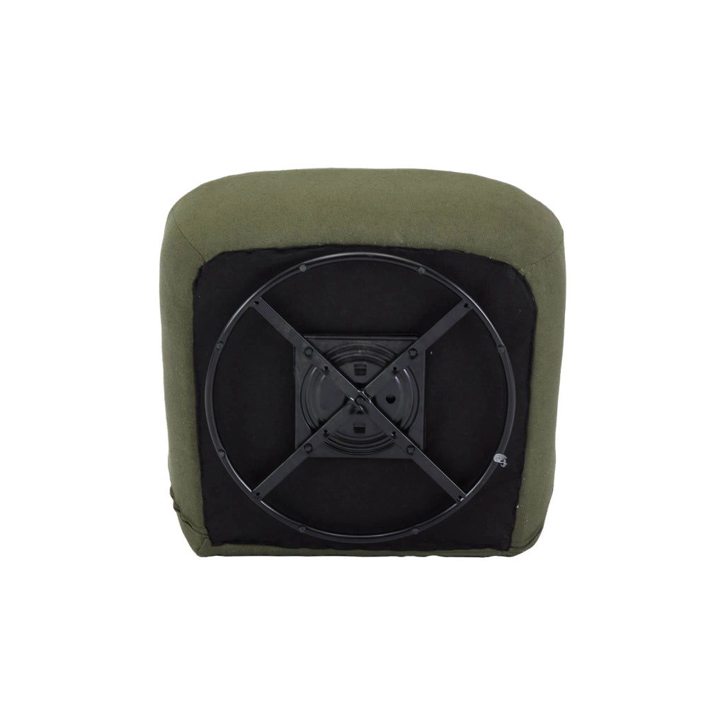 Poltrona girevole 360° bouclé, kaki