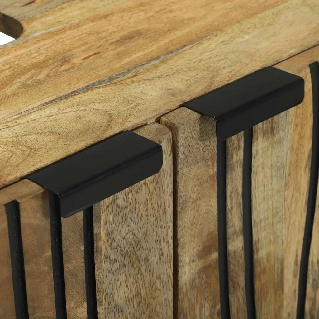 Set di mobili per il bagno 2 pcs Marrone Legno multistrato 3310042