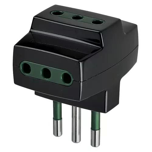 ADATTATORE MULTIPRESA S11+3P11 NERO