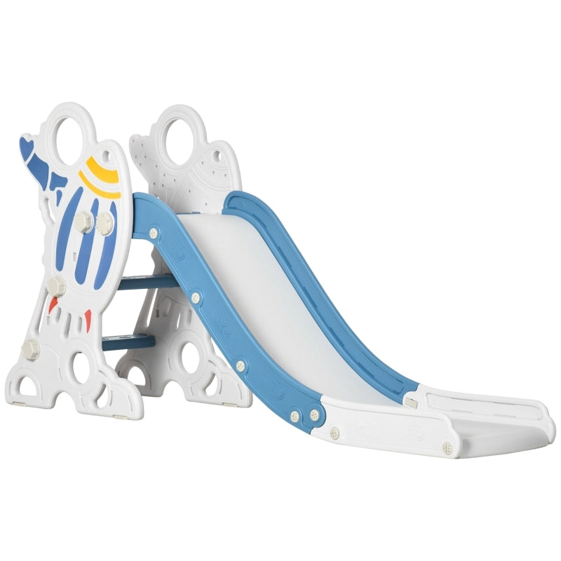 SCIVOLO per bambini a razzo 157 x 46,5 x 80 cm Blu in plastica