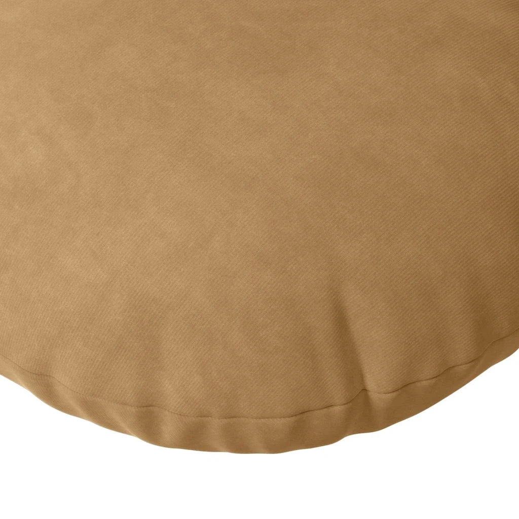 Cuscini per Seduta 2 pcs Marrone Ø60 x 21 cm Velluto 42014219