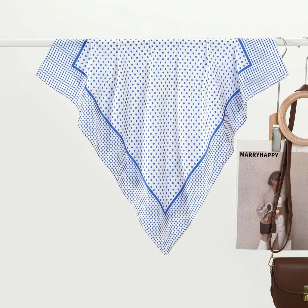 Nuova sciarpa classica da donna a pois