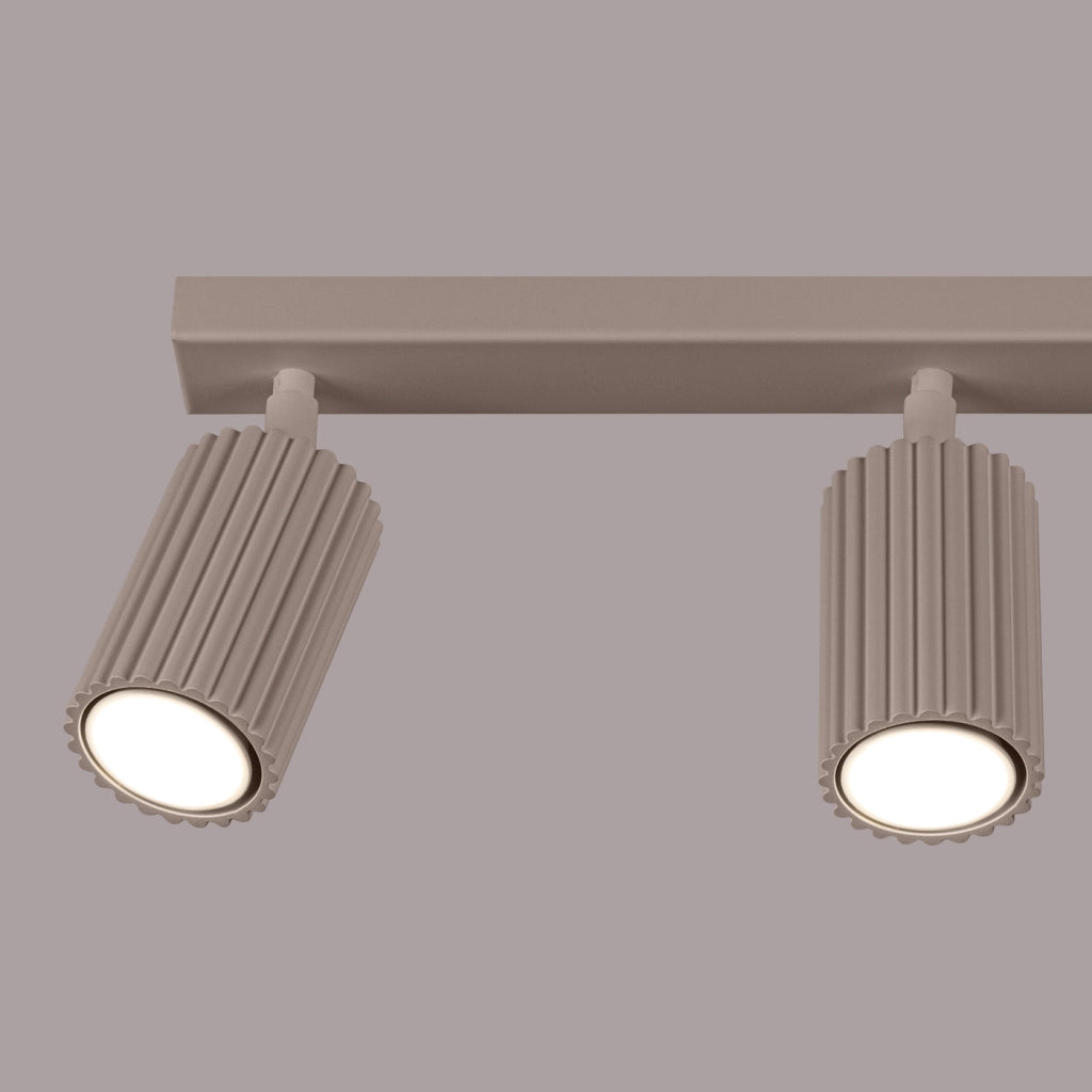 Lampada da soffitto KARBON 3L taupe