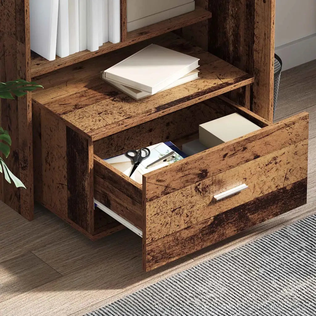 Mobile con Cassetti con ruota Legno vecchio 55 x 45 x 31 cm 869312