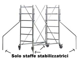 TRABATTELLO GRIM STAFFE STABILIZZATRICI EU 75- - n.4 staffe - 1 pezzi MARCHETTI