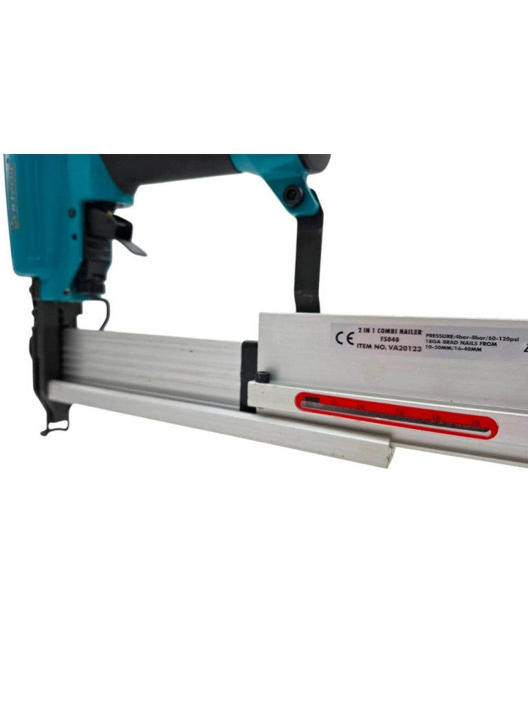 Graffettatrice e Chiodatrice Pneumatica 2 in 1 con Valigetta per Aria Compressa