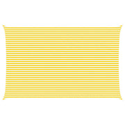 Vela Parasole | Telo Ombra | Vela da ombra solare Giallo e Bianco 8 x 5 m