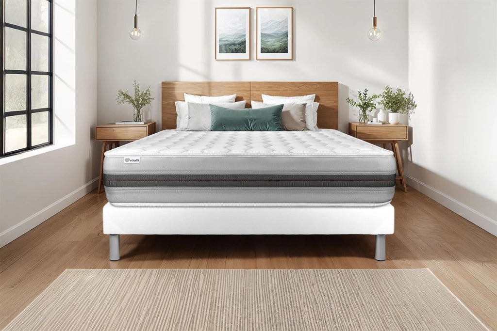 Set materasso e base 140x190 cm - Vitalspring Recover