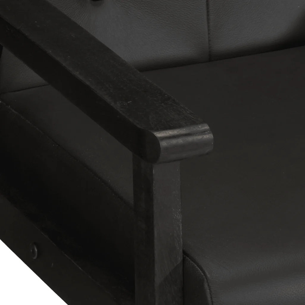 Poltrona Nera in Vera Pelle 247642