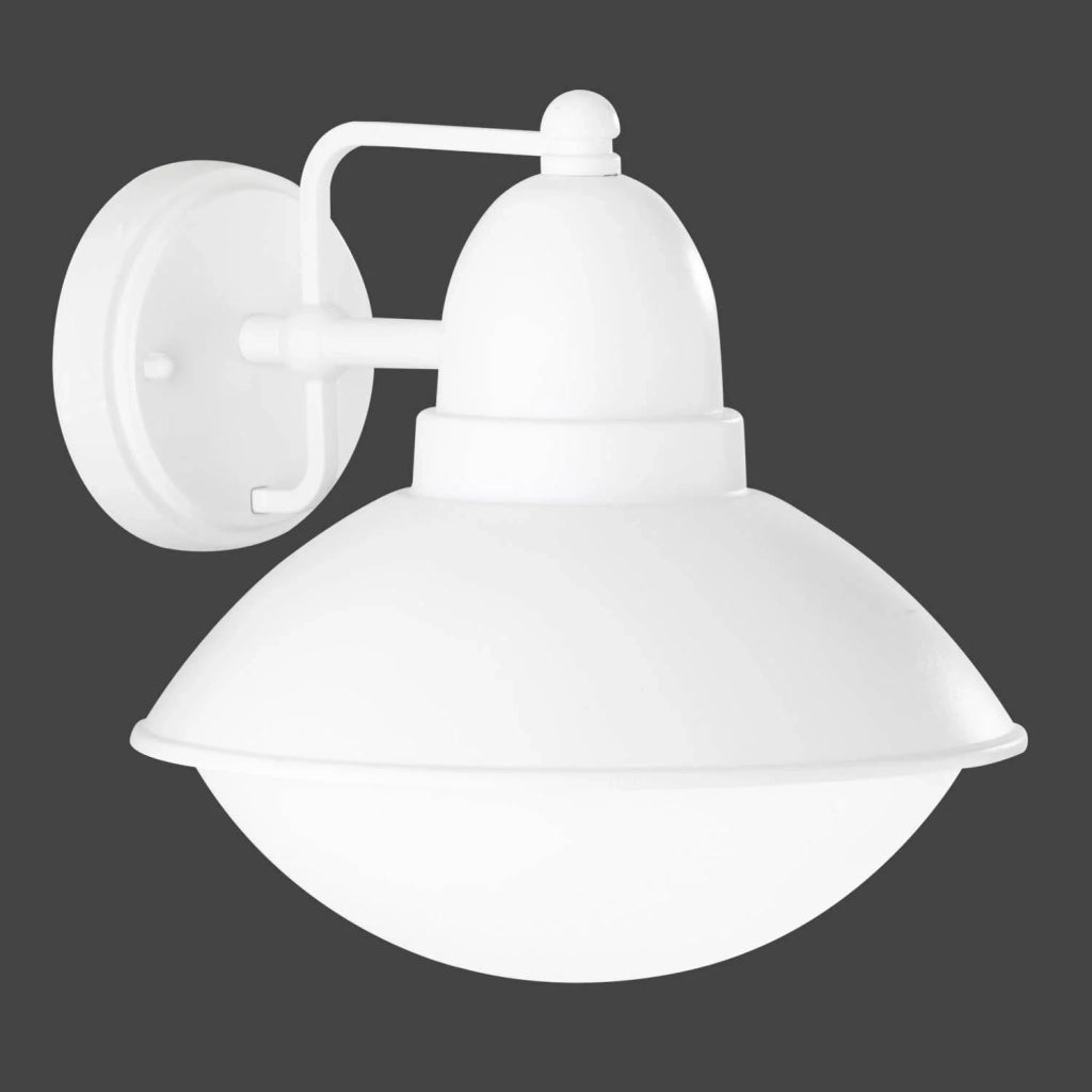 LÚZETE - LAMPADA DA PARETE PER ESTERNI PÓLUX ALLUMINIO BIANCO
