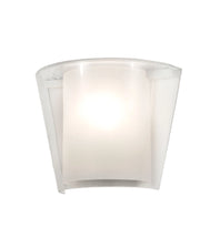 Lampada da Parete Viki in Metallo e Vetro Colore Trasparente, Attacco E27 40W, Design Elegante per Interni IP20, 28.5x14.5x23.5 cm - Classe 1
