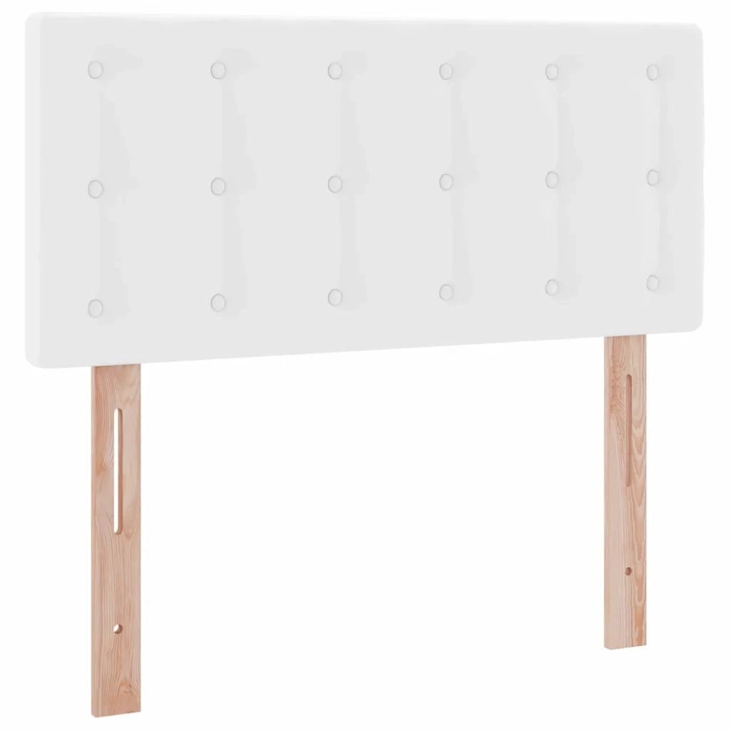 Letto con contenitore e materasso Bianco Puro 90 x 190 cm 3370374