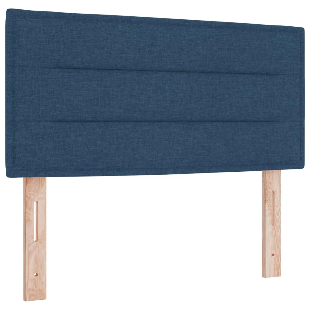 Letto box spring con materasso Blu 100 x 200 cm Tessuto 3452861