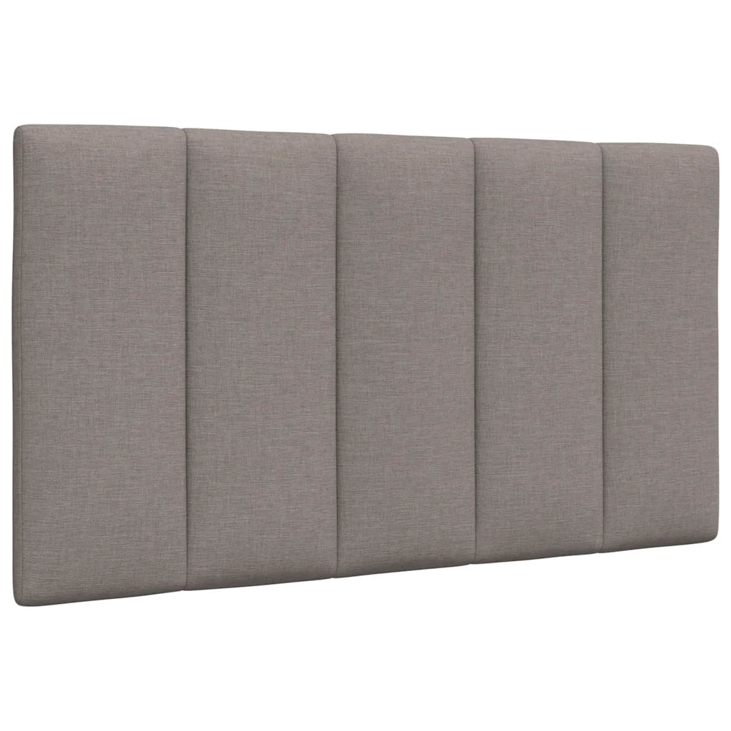 Letto con Materasso Hanko Tortora 90x200 cm in Tessuto 3310507