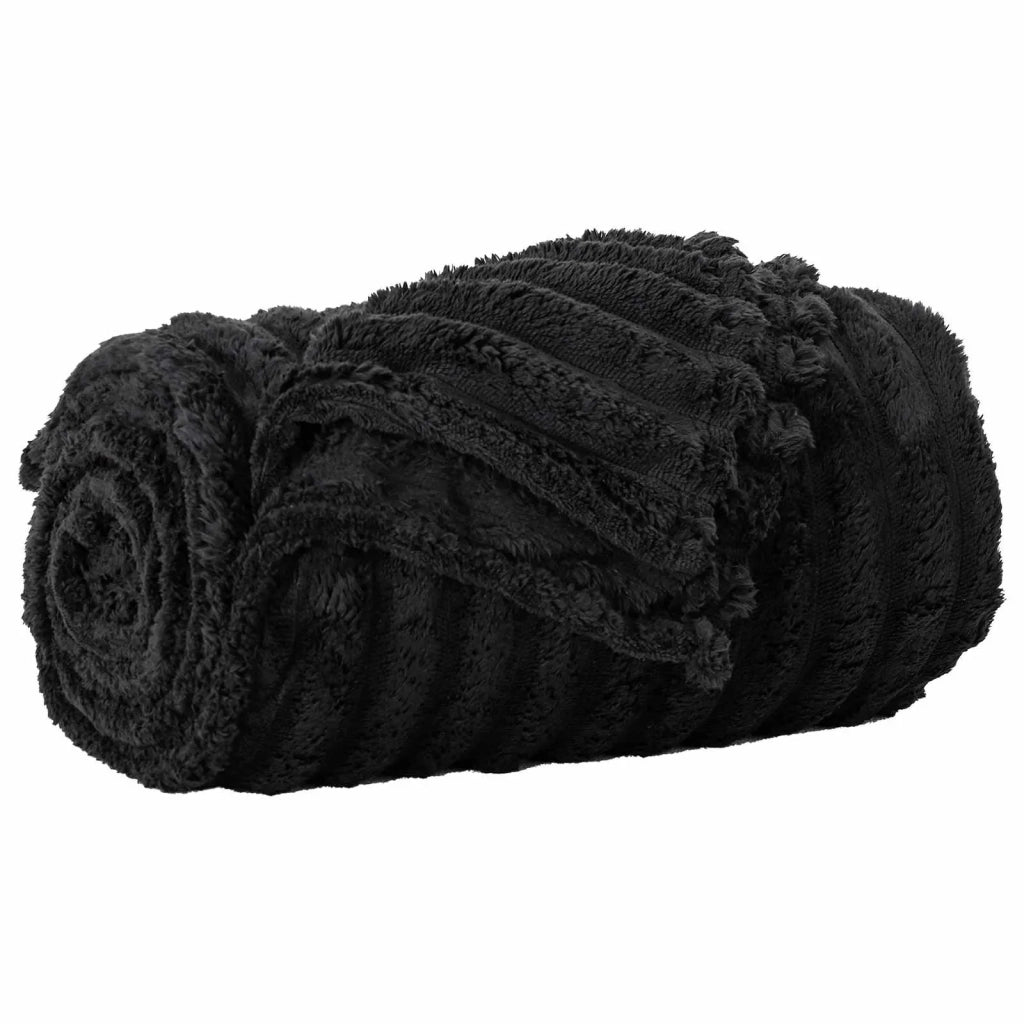 Coperta Nero 150 x 130 cm Panno 42016841