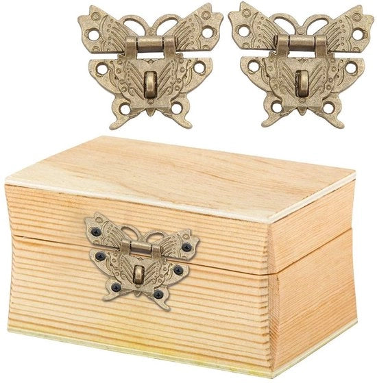 Decorazione per chiusura - Farfalla Vintage - per legno