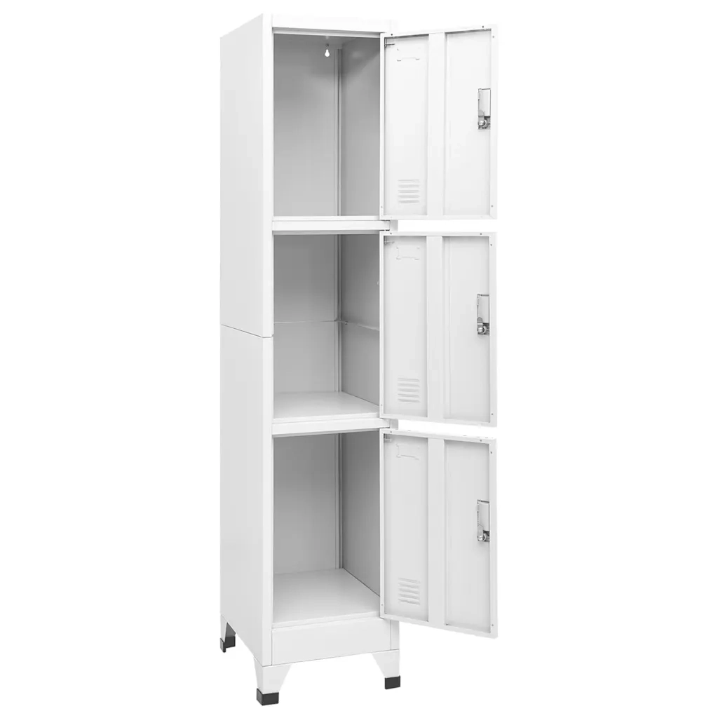 Armadietto a Chiave a 3 Scomparti 38x45x180 cm   cod mxl 51369