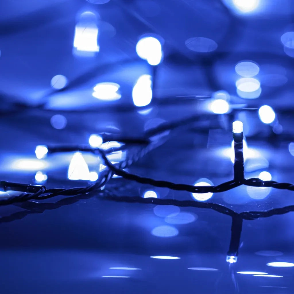 Stringa LED con 2000 Luci LED Blu 200 m PVC 343225
