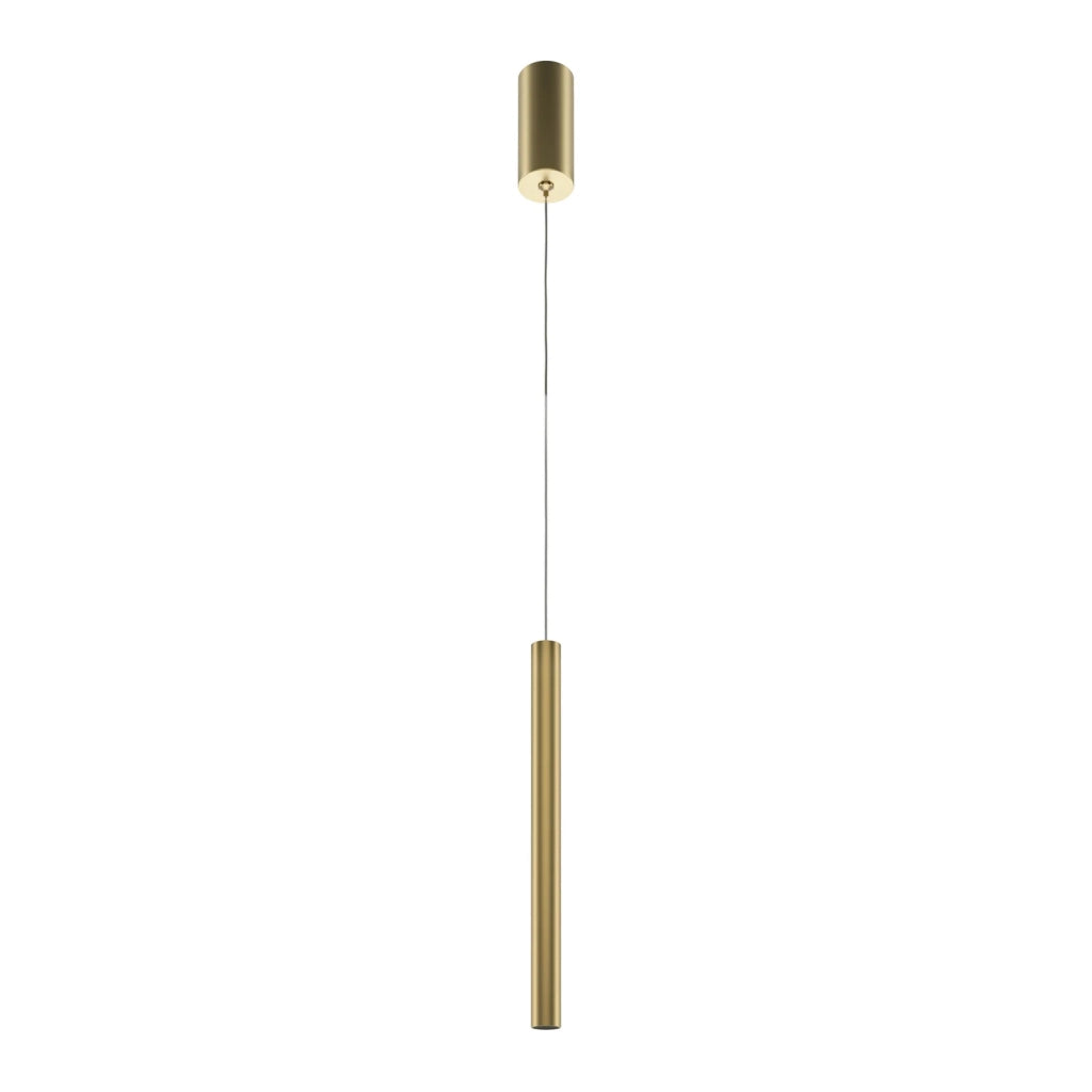 Maytoni Sospensione moderna Pro Base 1 luce LED integrato oro metallo