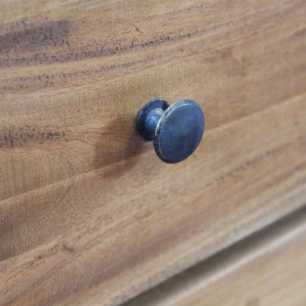 Mobile in legno 4 cassetti 4 ripiani con ceste - ADARA