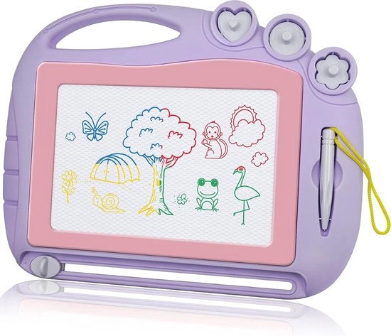 Tavolo di disegno magnetico - Educativo per bambini da 2 a 4 anni - Doodle, Etch & schizzi - Blocchetto di disegno per bambini - Sviluppo delle abilità giocattolo