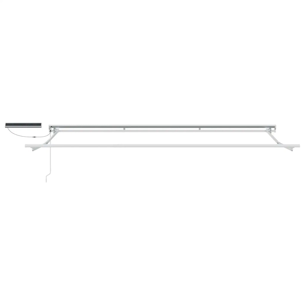 Tettuccio Elettrico Retrattile Blu e Bianco 5 × 3,5 m 3421902