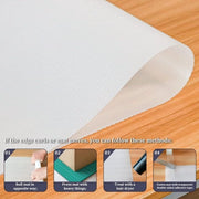 Pannelli di protezione per pavimenti, mattonelle per la porta del frigorifero senza giunti, tappeti EVA antiscivolo, tappeti impermeabili lavabili per frigorifero, protezione per mobili, rivestimento in plastica (trasparente grande diamante)