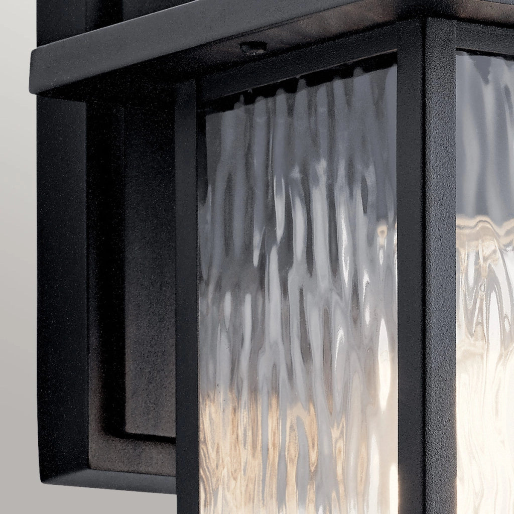 Applique esterna CAPPANNA industriale nera E27 IP44 Kichler