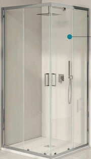 BOX PSC+PSC 67-69X67-69 ONE TRASPARENTE/CROMO - 8.0