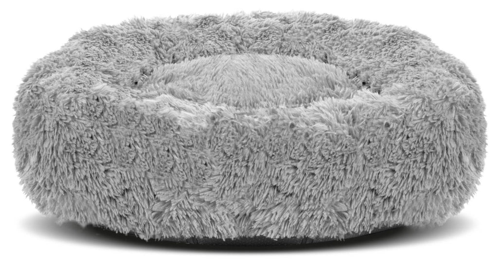 AIO FACTORY Letto per cani Shaggy XXL grigio chiaro da 120 cm