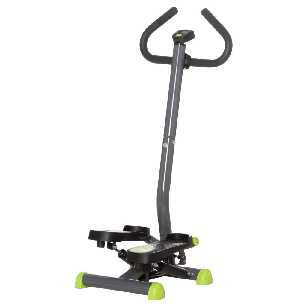 Stepper con manubrio ¨C Minimal ¨C Nero Grigio Verde 55x44x108 cm