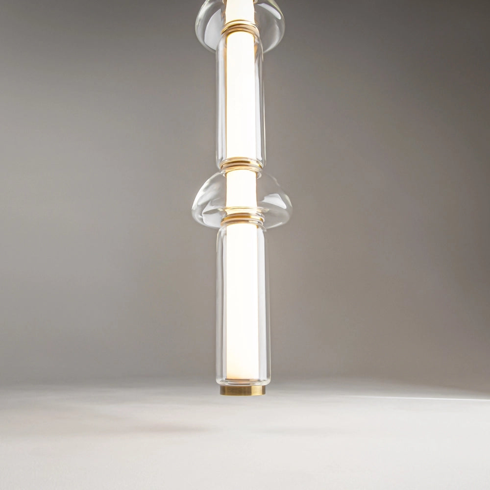 Lampada a sospensione LED Cosmo ottone vetro Maytoni