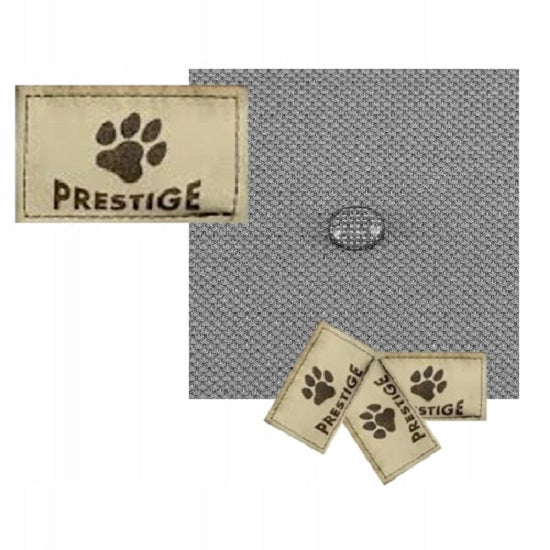AIO FACTORY 75x65 cm PRESTIGE Letto per cani impermeabile grigio