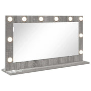 Specchio da Vanit¨¤ Rettangolare Grigio Sonoma 80 x 45 x 18 cm