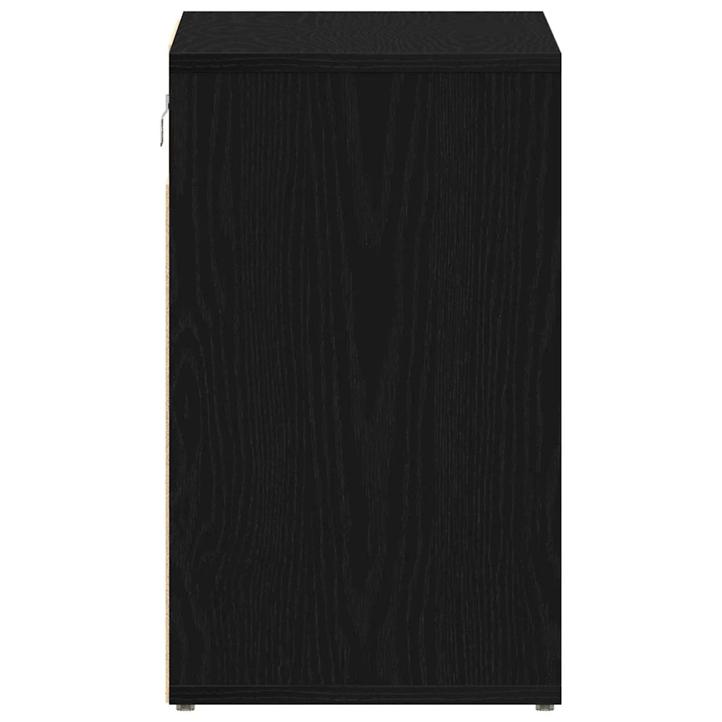 Mobile per scarpe 2 pcs Rovere Nero 52 x 30 x 50,5 cm 862790
