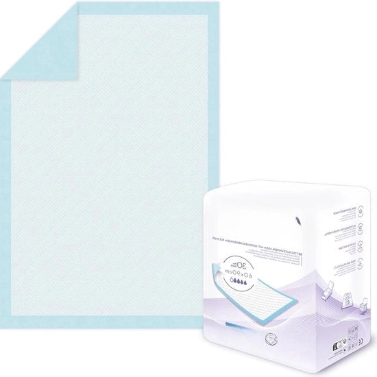Pannolli medici 60x90cm - assorbenti da gettare - protezione per neonati - 5 strati di cellulosa - idonei per letto e cuscino di protezione per incontinenti
