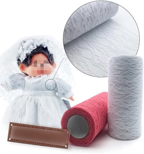 Decorazione per Tavolo - Decorazione per Tavola - Bianco - Decorazione - Cucina - Tavola da Pranzo - Tavola da Comune - Nastro per Tavolo - Adatto per Matrimoni e Compleanni - 15 cm x 22 m