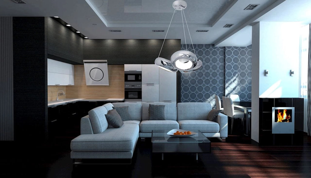 Lampadario LED Milagro Mercurio ML329 36W 4000K cromo