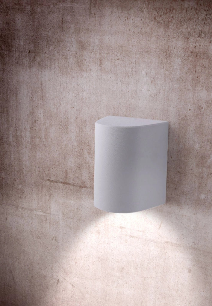 AOSTA APPLIQUE GRANDE 1 LUCE ATTACCO GX53 GRIGIO IP55 LAMPADINA LED INCLUSA 10W 120° CCT 3000/4000/6500°K 1290 lm
