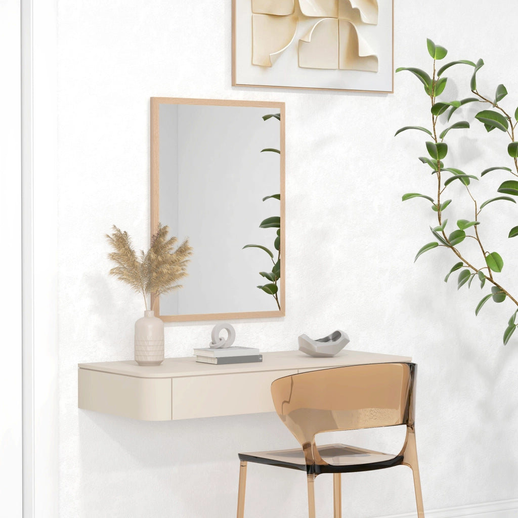 Specchio da Parete 50x70 cm ¨C Zephmum ¨C Legno