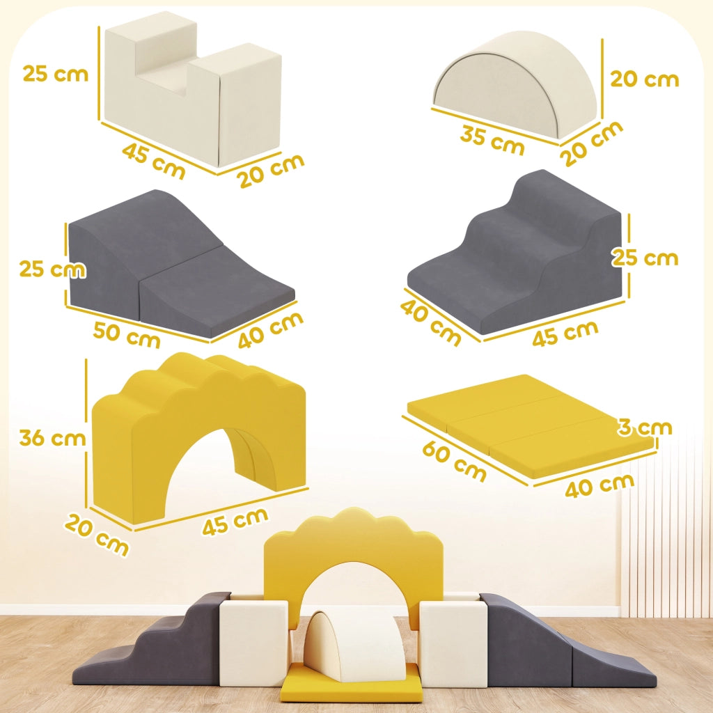 Blocchi di psicomotricit¨¤ per bambini ¨C Minimal ¨C giallo