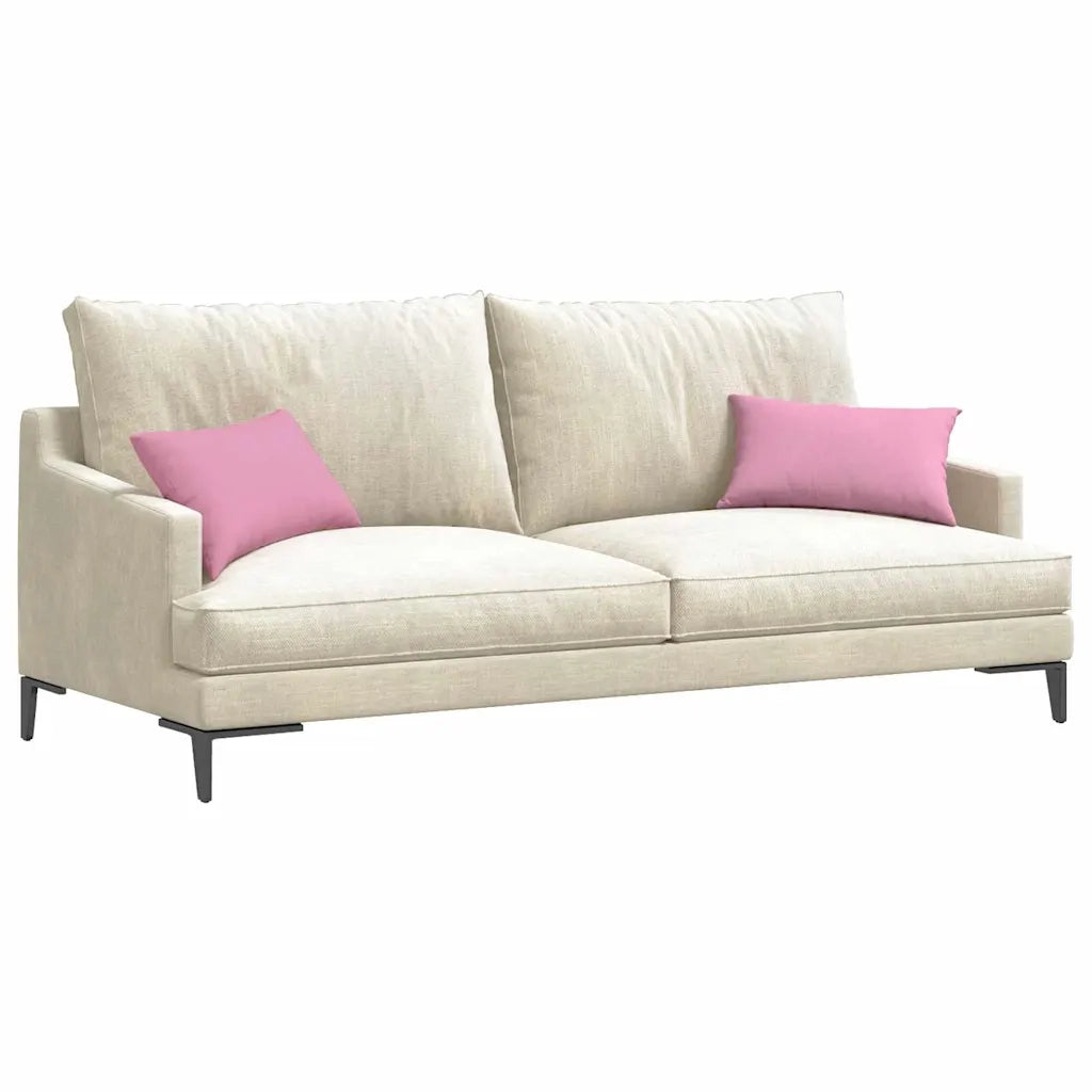 Cuscini da Divano 2 pcs Rosa 50 x 30 cm Tessuto 42013625