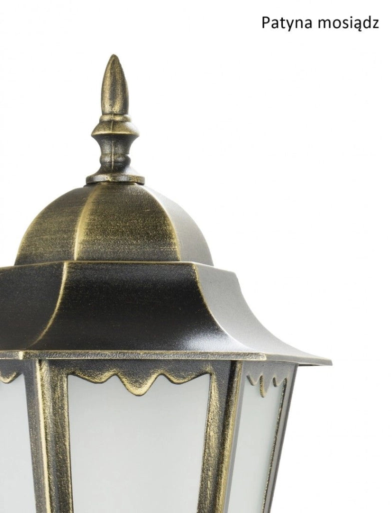 Lampada da giardino SU-MA Retro 115cm E27 nera IP43