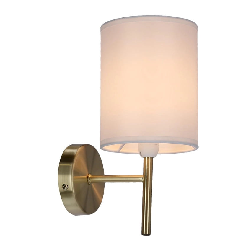 Applique Candellux YAN 21-45386 ottone bianca E14 1 luce