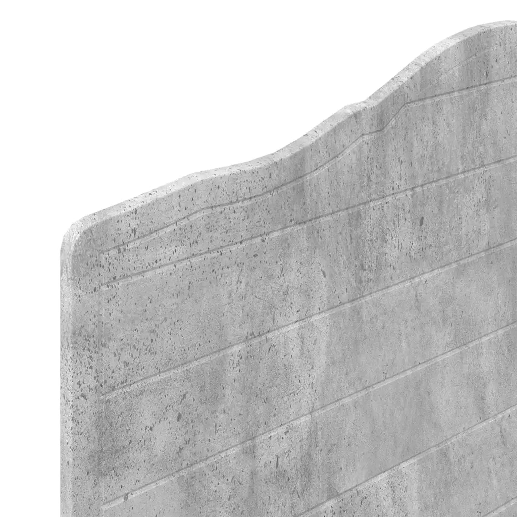 Testiera-Testata-Testiera Decorativa Grigio cemento 80 cm Legno multistrato 951817