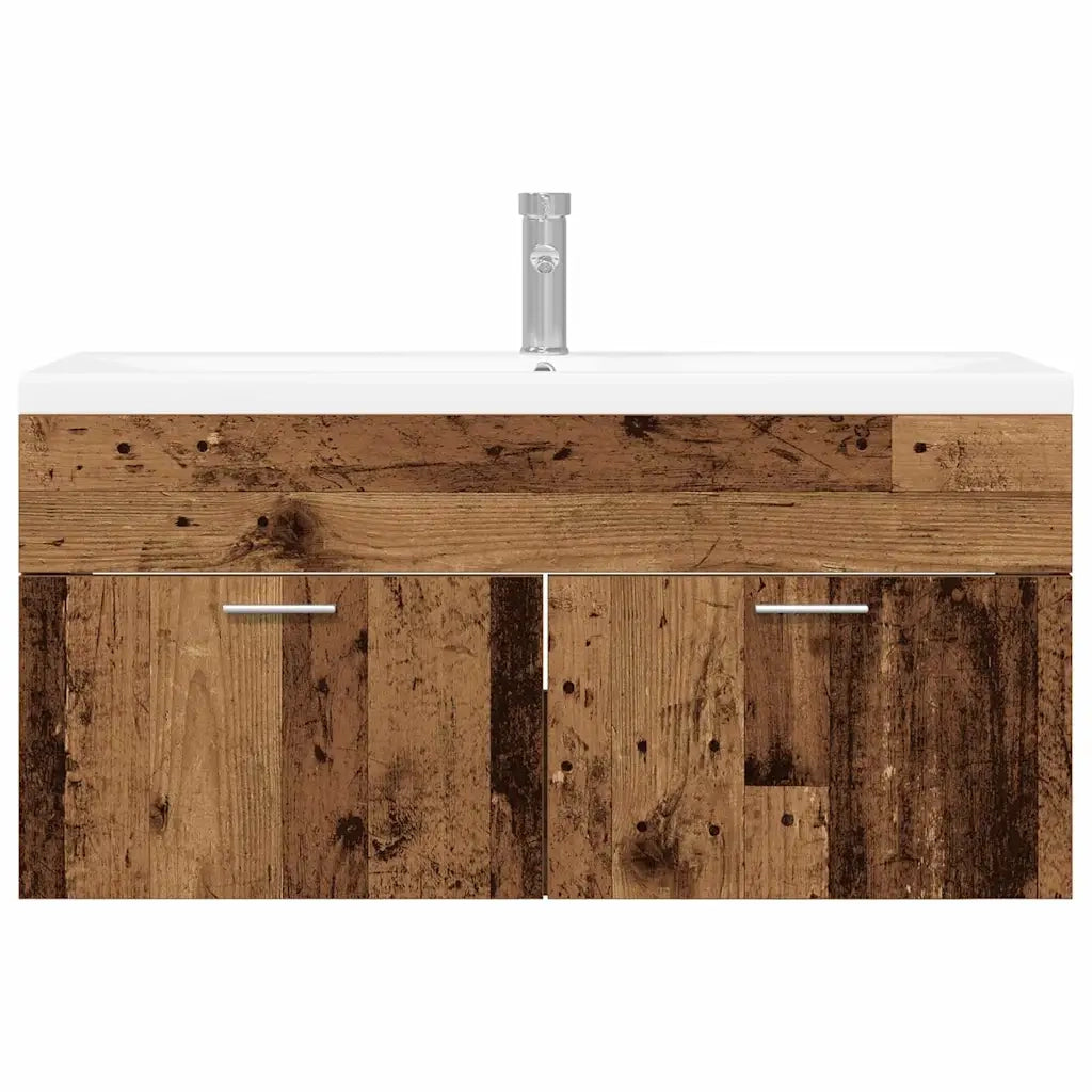 Mobile da Bagno con porta Legno vecchio 100 x 38,5 x 46 cm 3415744