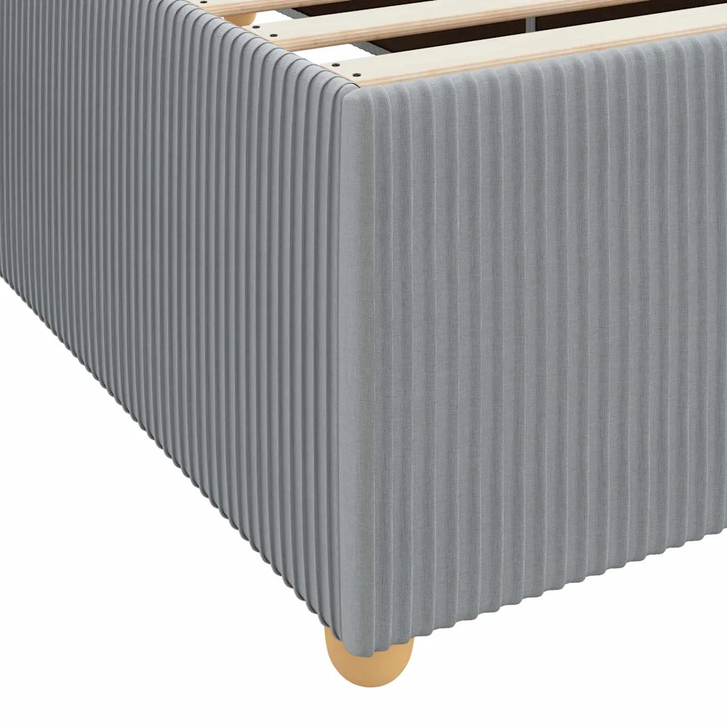 Letto matrimoniale | Letto per adulti | Struttura del letto Grigio chiaro 160 x 200 cm Tessuto