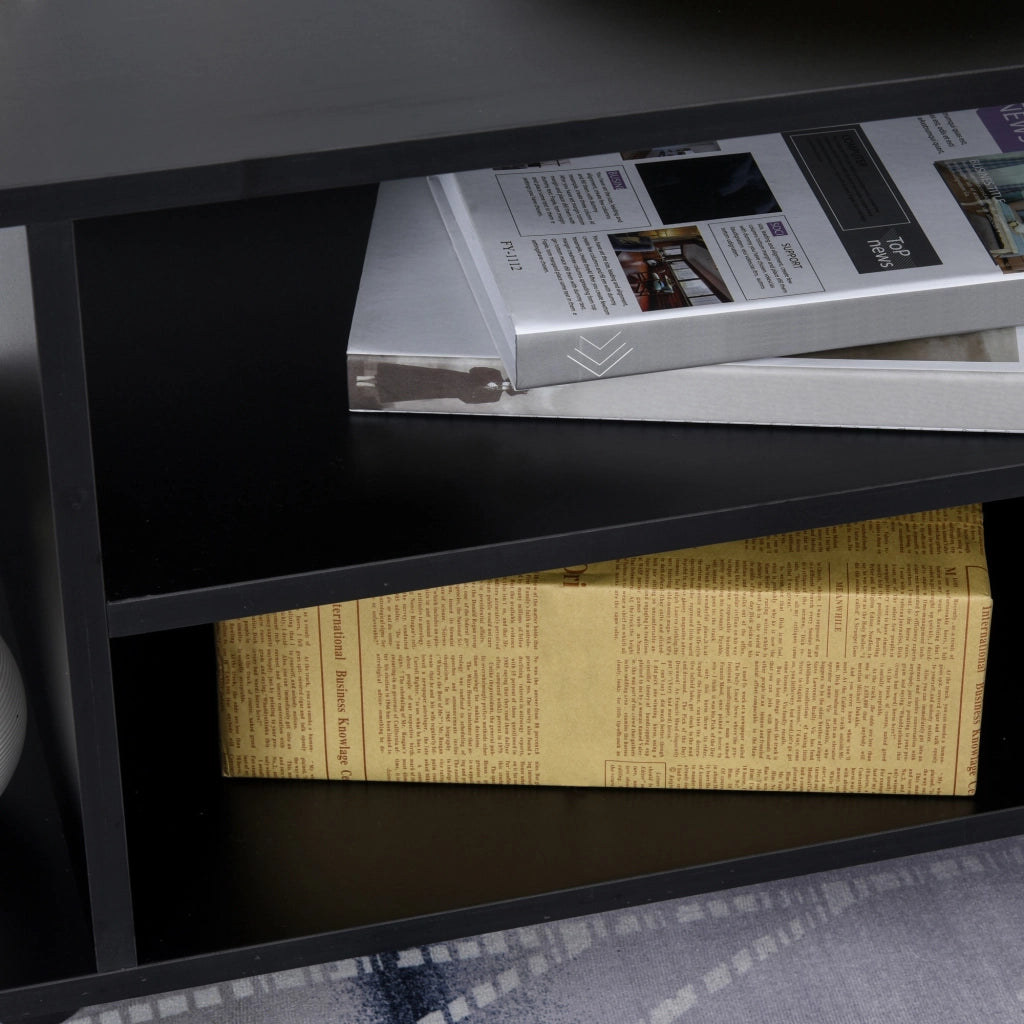 Mobile TV con Ruote ¨C Minimal ¨C Nero 80x40x40 cm
