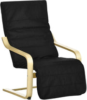 Fauteuil Relax - Tessuto - Adattabile - Legno di Betulla - Ergonomico