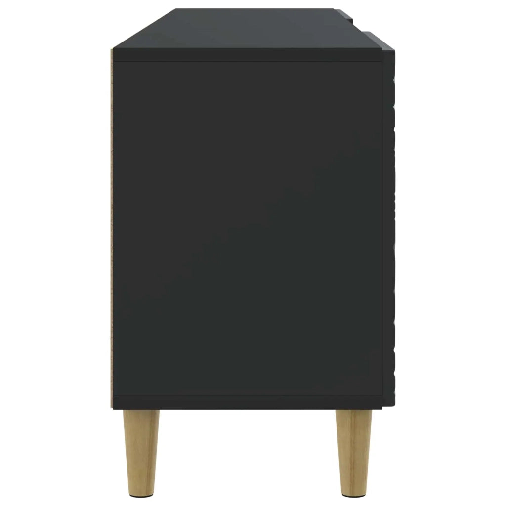 Mobile TV | Armadietto TV | Mobile Porta TV 102 x 34,5 x 50 cm Nero Legno ingegnerizzato